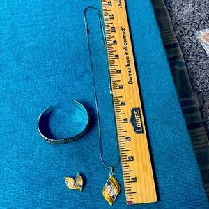 Montana Silversmith Necklace Bracelet Earrings Set